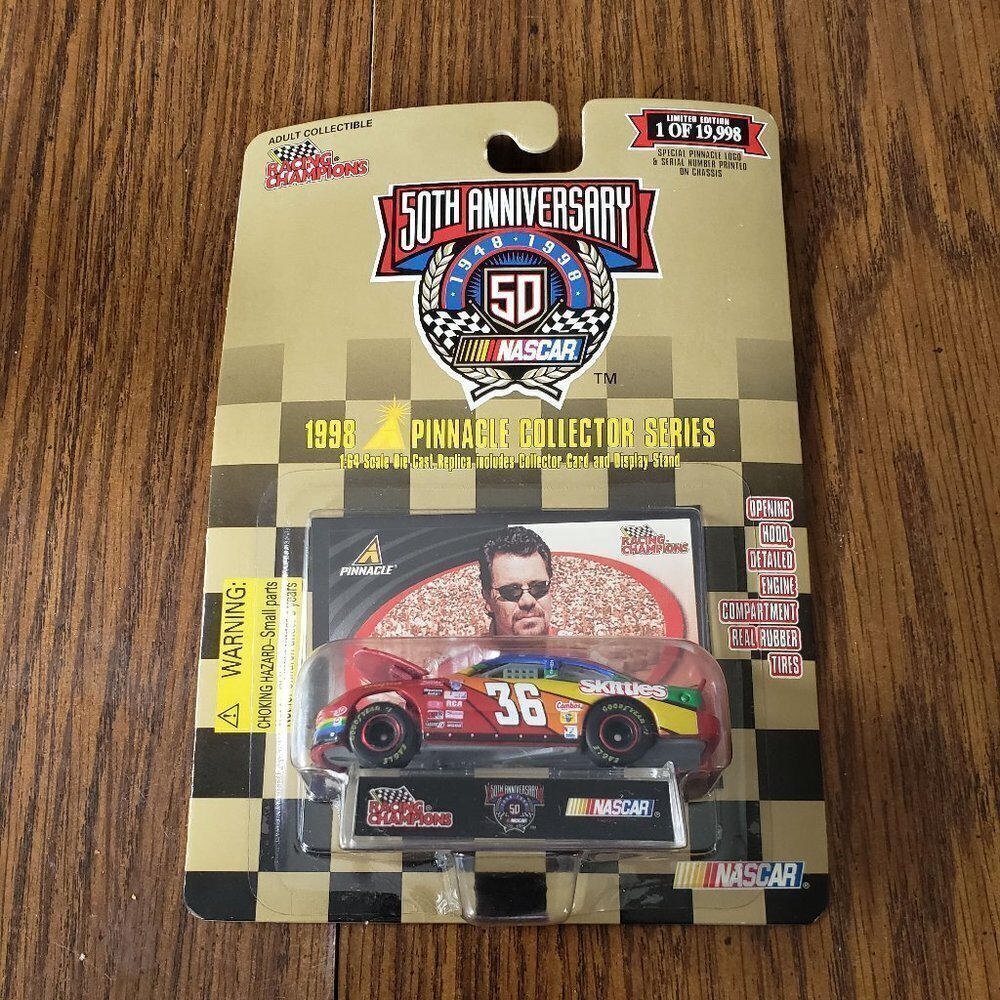 1998 Racing Champions Pinnacle Series #36 Ernie Irvan 1/64th Scale Skittles Car